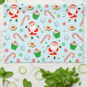 Linge De Cuisine Noël de golf (Plié)