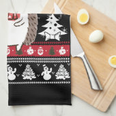 Linge De Cuisine Noël de Hérisson (Quart Plié)