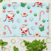 Linge De Cuisine Noël de hockey (Plié)