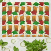 Linge De Cuisine Noël de la bière (Plié)