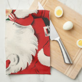 Linge De Cuisine Noël de la famille père Noël (Quart Plié)