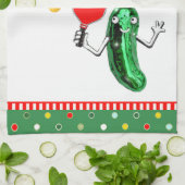 Linge De Cuisine Noël de Pickball (Plié)