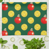 Linge De Cuisine Noël de Pickball (Plié)