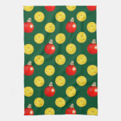 Linge De Cuisine Noël de pickleball (Vertical)