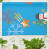 Linge De Cuisine noël de poop émoji (Plié)