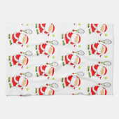 Linge De Cuisine Noël de tennis (Horizontal)