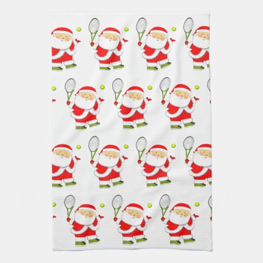 Linge De Cuisine Noël de tennis (Vertical)