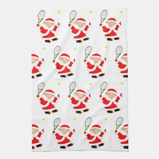 Linge De Cuisine Noël de tennis (Vertical)