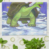 Linge De Cuisine Noël de tortue de nuit étoilée (Plié)