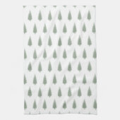 Linge De Cuisine Noël des arbres boisés (Vertical)