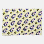 Linge De Cuisine Noël des Noirs Bleus (Horizontal)