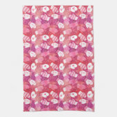 Linge De Cuisine Noël d'hiver Mittens Motif en rose (Vertical)
