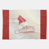 Linge De Cuisine Noël d'or blanc (Horizontal)