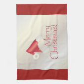 Linge De Cuisine Noël d'or blanc (Vertical)