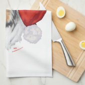 Linge De Cuisine Noël du berger australien (Quart Plié)