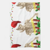 Linge De Cuisine noël du crâne (Vertical)
