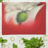 Linge De Cuisine Noël du Père Noël vintage (Plié)