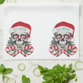 Linge De Cuisine Noël effrayant (Plié)