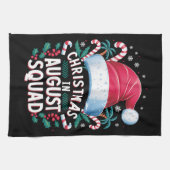 Linge De Cuisine Noël En Août Squad Drôle Noël D'Été (Horizontal)