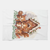 Linge De Cuisine Noël en famille (Horizontal)