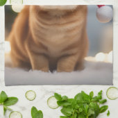 Linge De Cuisine Noël Exotique Shorthair (Plié)