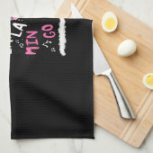 Linge De Cuisine Noël - Fa-La-La-Mingo Flamant rose avec Noël (Quart Plié)