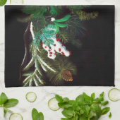 Linge De Cuisine Noël Homme vert (Plié)