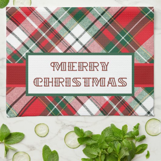 Linge De Cuisine Noël Joyeux avec Joyeux Noël (Plié)