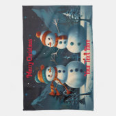 Linge De Cuisine Noël joyeux de Snowman (Vertical)