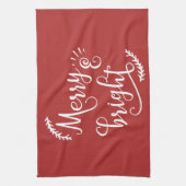 Linge De Cuisine Noël joyeux et lumineux (Vertical)