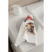 Linge De Cuisine Noël Kangaroo, personnalisable