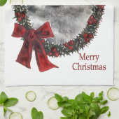 Linge De Cuisine Noël Keeshond (Plié)