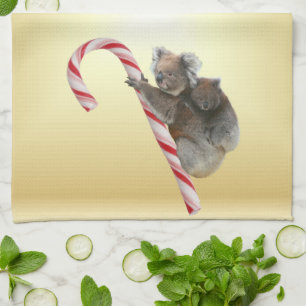 Linge De Cuisine Noël Koalas en Sucre de canne