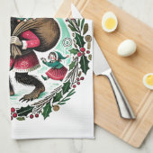 Linge De Cuisine Noël Krampus (Quart Plié)
