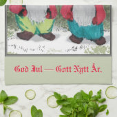 Linge De Cuisine Noël "Le Tombeau" (Plié)