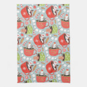 Linge De Cuisine Noël Marshmallow Snowman Hot Cocos (Vertical)