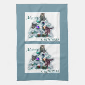 Linge De Cuisine Noël Meowy (Vertical)