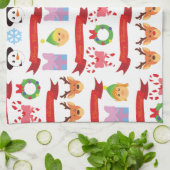 Linge De Cuisine Noël mignon (Plié)