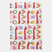 Linge De Cuisine Noël mignon (Vertical)