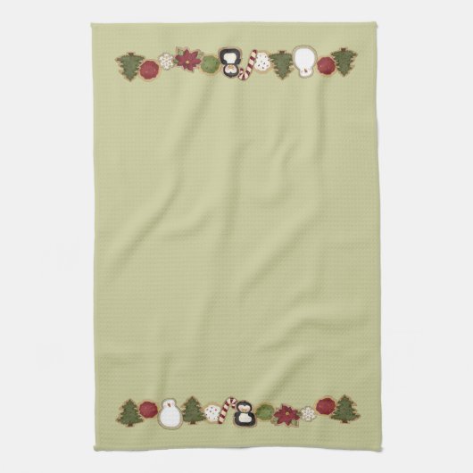 Linge De Cuisine Noël mignon de pays (Vertical)