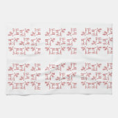 Linge De Cuisine Noël mignon renne (Horizontal)