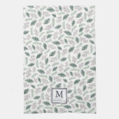 Linge De Cuisine Noël monographie Holly et Pine (Vertical)