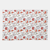 Linge De Cuisine Noël Motif des pingouins festifs mignons (Horizontal)