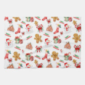 Linge De Cuisine Noël Motif sans ambages (Horizontal)