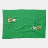 Linge De Cuisine Noël Mouse mignonne Drôle Vacances (Horizontal)
