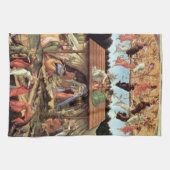 Linge De Cuisine Noël, Nativité, Naissance du Christ par Botticelli (Horizontal)
