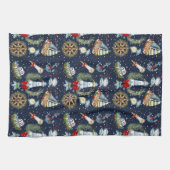 Linge De Cuisine Noël nautique (Horizontal)