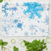 Linge De Cuisine Noël neige (Plié)