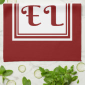 Linge De Cuisine NOEL Noël Vacances Rouge et Blanc (Plié)