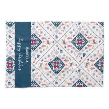 Noël nordique avec flocons de neige et rennes